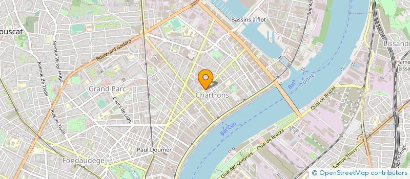 localisation de l'entreprise BERNETIERE à BORDEAUX
