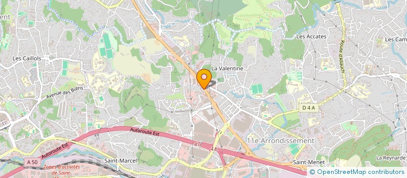 localisation de l'entreprise BERNEX à MARSEILLE