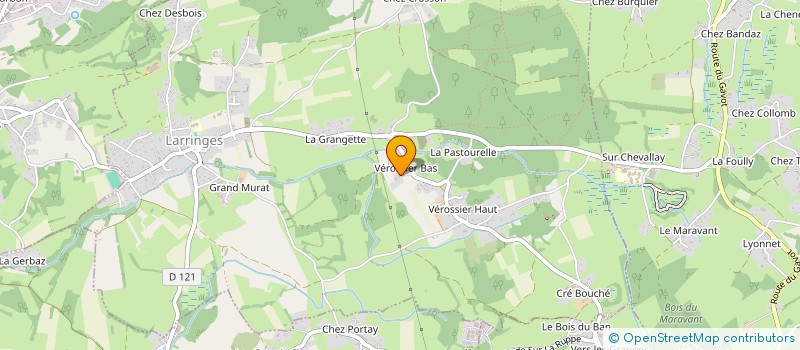 localisation de l'entreprise BERNEX PAYSAGES à LARRINGES