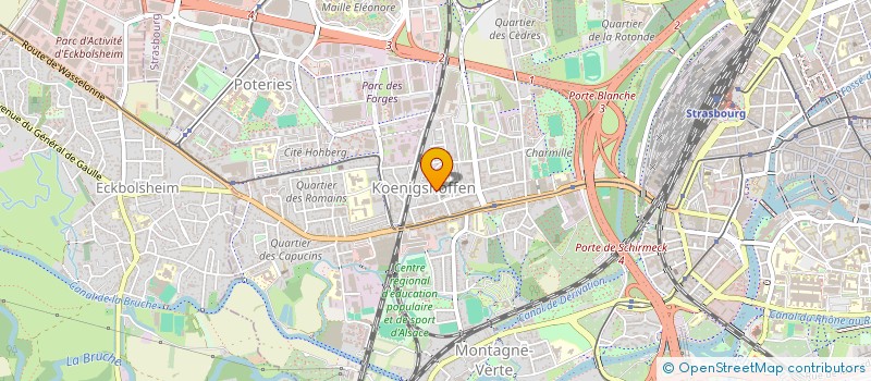 localisation de l'entreprise BERNHARD BROTTIER  STRASBOURG