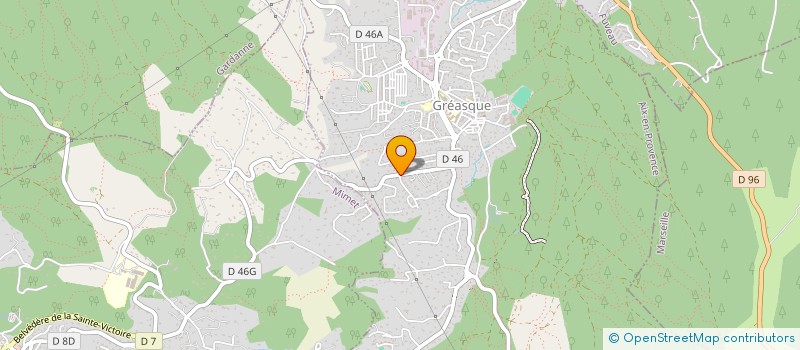 localisation de l'entreprise BERNI  GREASQUE