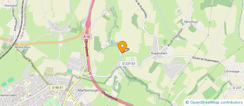 localisation de l'entreprise BERNI  WIMILLE