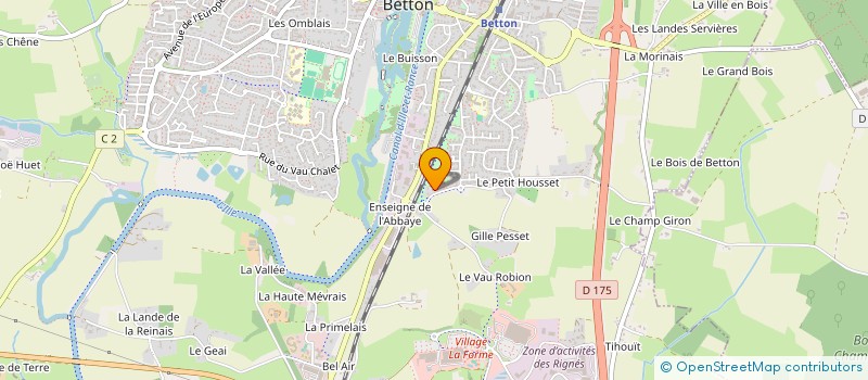 localisation de l'entreprise BERNIAN  BETTON