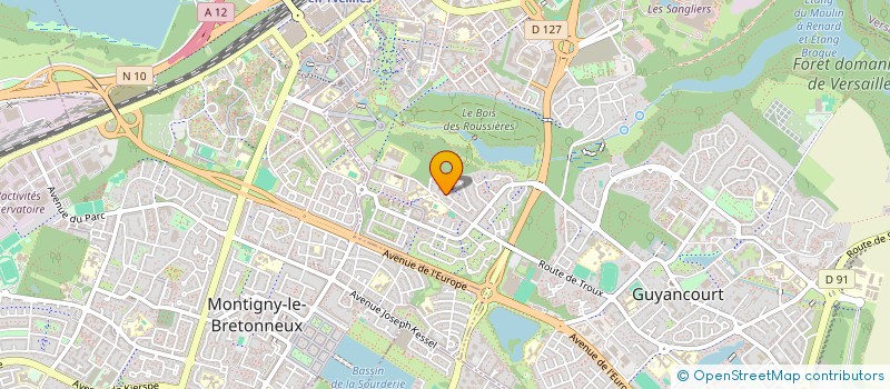 localisation de l'entreprise BERNIC EDITIONS  GUYANCOURT