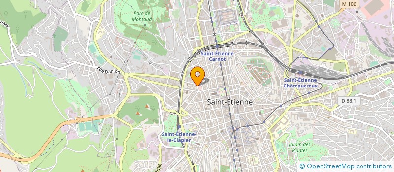localisation de l'entreprise BERNIC EURL à SAINT-ETIENNE