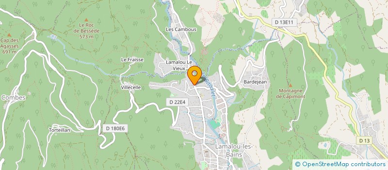 localisation de l'entreprise BERNICE  LAMALOU-LES-BAINS