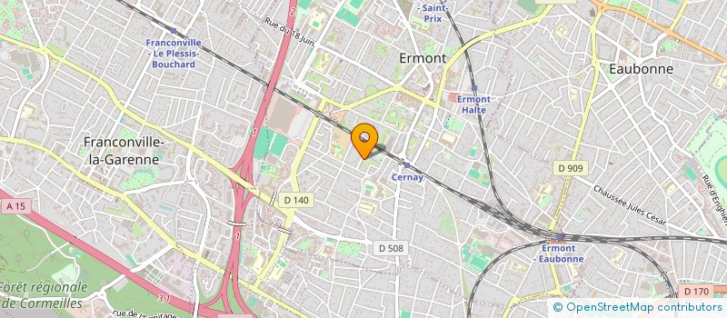 localisation de l'entreprise BERNICK à ERMONT