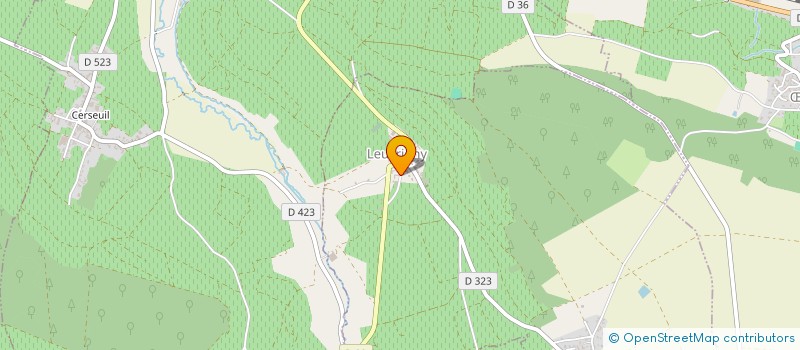 localisation de l'entreprise BERNIER  ANTHENAY