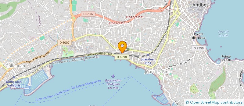 localisation de l'entreprise BERNIER AND CO à ANTIBES