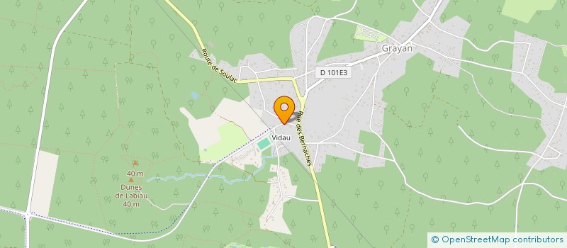 localisation de l'entreprise BERNIER / DUMAS  GRAYAN-ET-L'HOPITAL