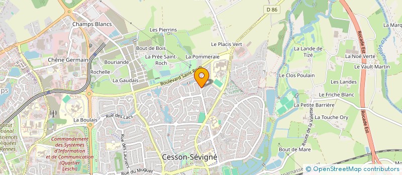 localisation de l'entreprise BERNIER INVESTISSEMENTS  CESSON-SEVIGNE