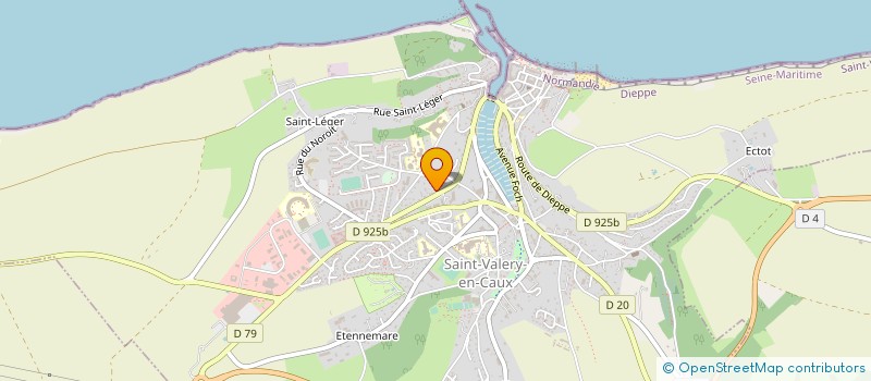localisation de l'entreprise BERNIER LE DRAKKAR à SAINT-VALERY-EN-CAUX