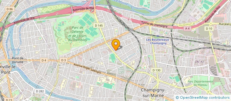 localisation de l'entreprise BERNIER NOTAIRES  CHAMPIGNY-SUR-MARNE