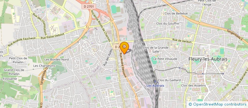 localisation de l'entreprise BERNIER ORLEANS à FLEURY-LES-AUBRAIS