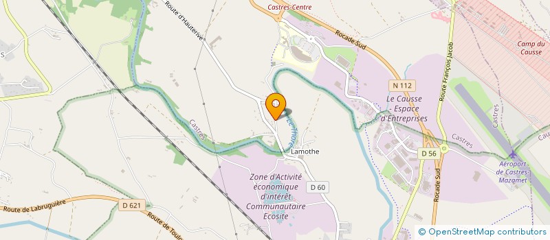 localisation de l'entreprise BERNIER SAUVAIN IMMOBILIER  CASTRES