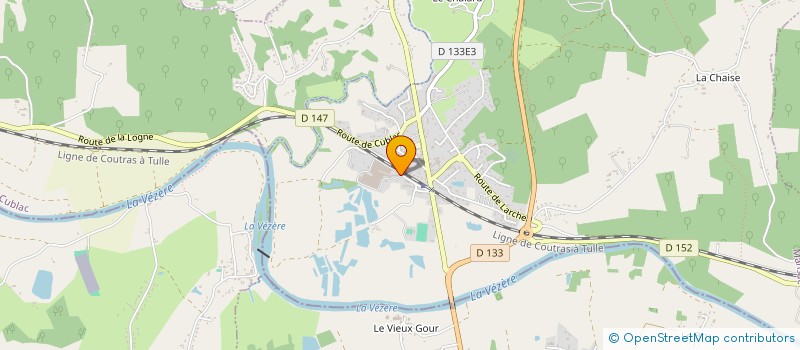 localisation de l'entreprise BERNIER SERVICE à MANSAC