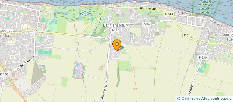 localisation de l'entreprise BERNIERES-SUR-MER  BERNIERES-SUR-MER