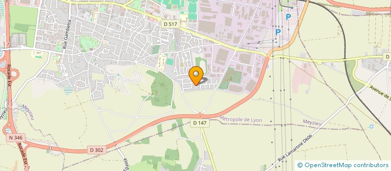 localisation de l'entreprise BERNILLES  DECINES-CHARPIEU