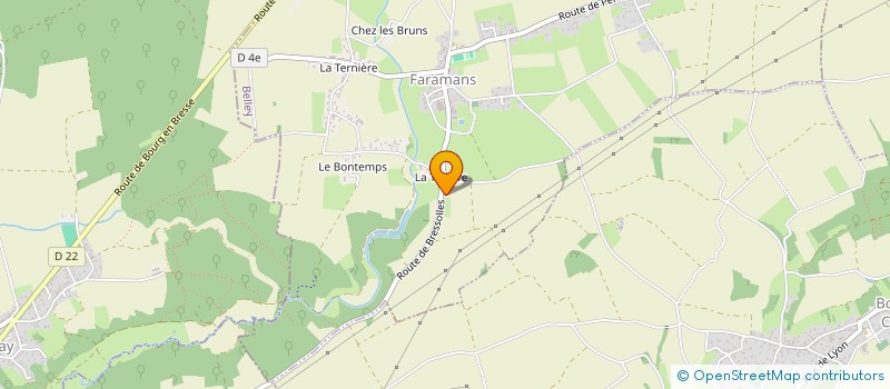 localisation de l'entreprise BERNIN REMY à FARAMANS