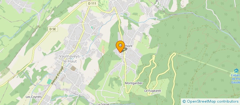 localisation de l'entreprise BERNINAM  VAULNAVEYS-LE-HAUT