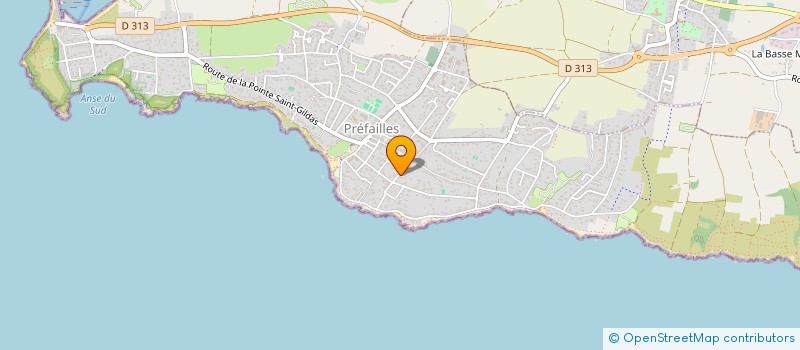 localisation de l'entreprise BERNIQUE  PREFAILLES