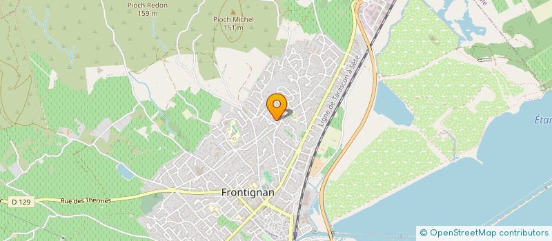 localisation de l'entreprise BERNIS à FRONTIGNAN