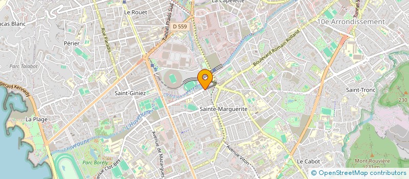 localisation de l'entreprise BERNIS FACTORY à MARSEILLE