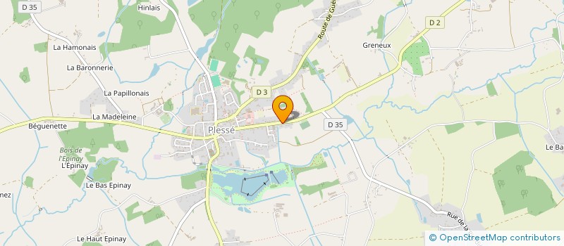 localisation de l'entreprise BERNIZET  PLESSE