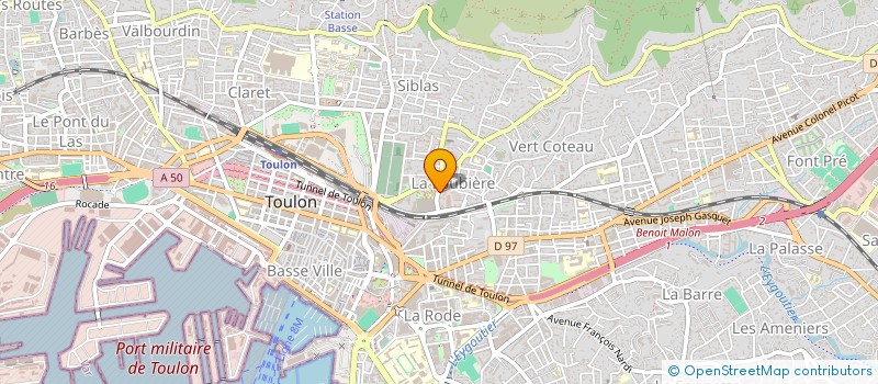 localisation de l'entreprise BERNMATT à TOULON