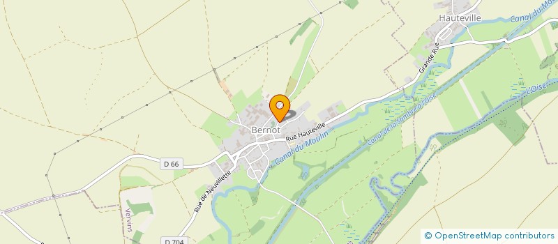 localisation de l'entreprise BERNOT-DECO  BERNOT