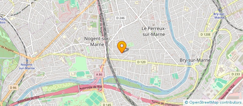 localisation de l'entreprise BERNOU ABCP  LE PERREUX-SUR-MARNE