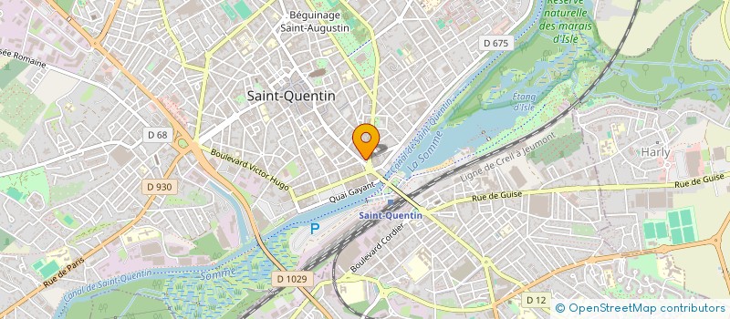 localisation de l'entreprise BERNOVILLE IMMOBILIER à SAINT-QUENTIN