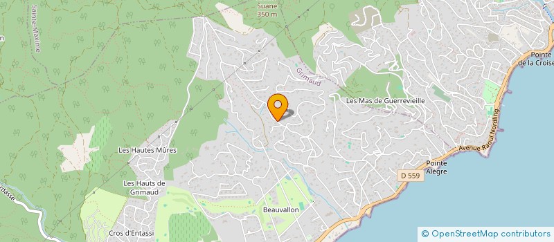 localisation de l'entreprise BERNSTROM à GRIMAUD