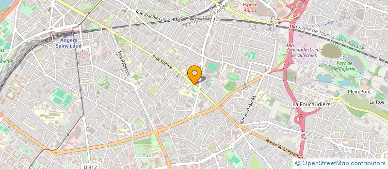 localisation de l'entreprise BERNUIT ASSURANCE CONSEIL  ANGERS