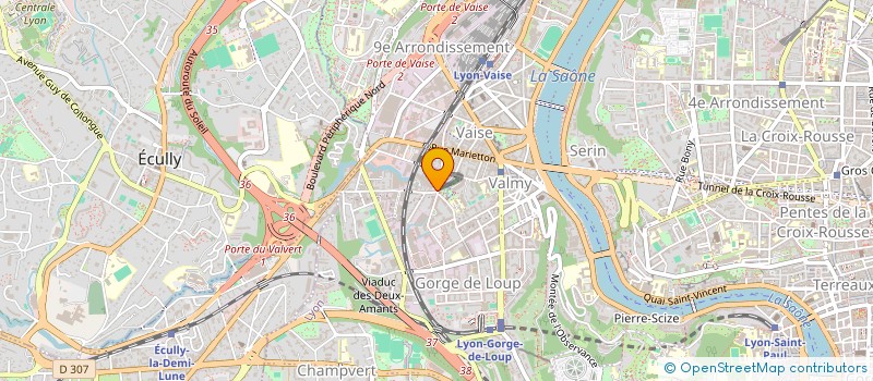 localisation de l'entreprise BERNY  LYON