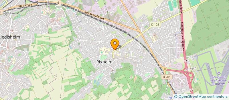 localisation de l'entreprise BERNYOL  RIXHEIM