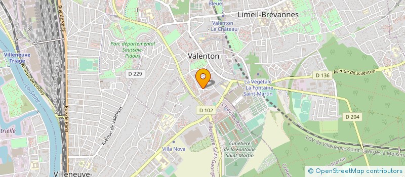 localisation de l'entreprise BERO DECO à VALENTON