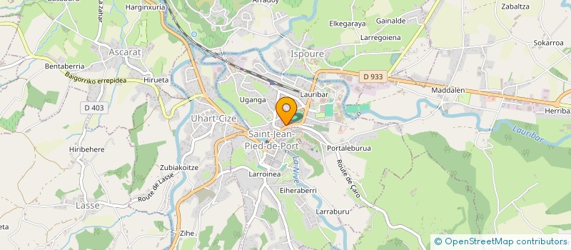 localisation de l'entreprise BERO ENER à SAINT-JEAN-PIED-DE-PORT