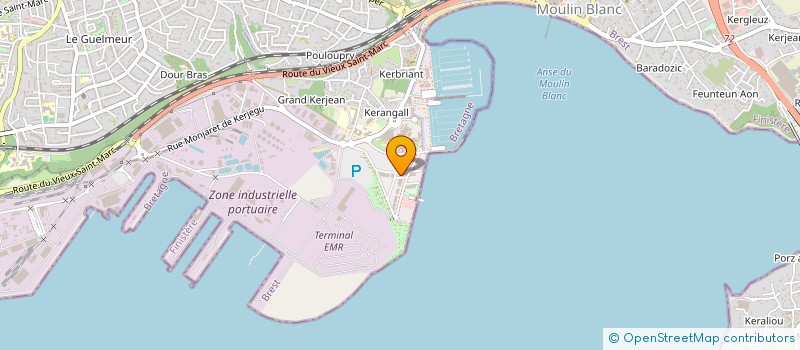 localisation de l'entreprise BEROE à BREST