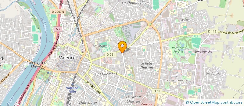 localisation de l'entreprise BEROEA  VALENCE