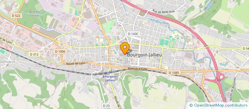 localisation de l'entreprise BEROUD INDIVISION  BOURGOIN-JALLIEU