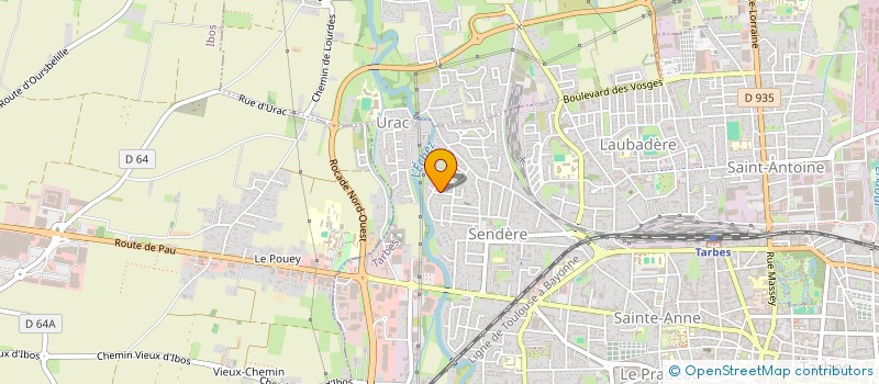 localisation de l'entreprise BEROY  TARBES