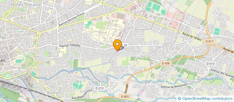 localisation de l'entreprise BEROY à PAU