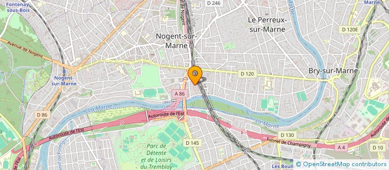 localisation de l'entreprise BERPAIS  NOGENT-SUR-MARNE