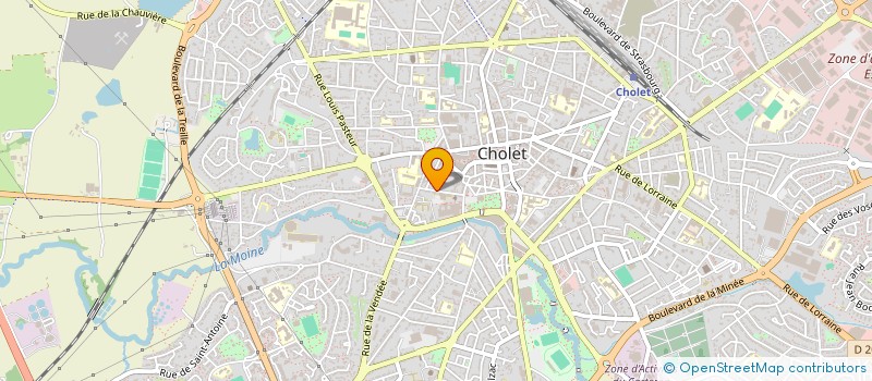 localisation de l'entreprise BERPHIL à CHOLET