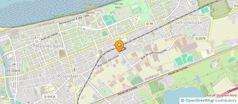 localisation de l'entreprise BERPI à DUNKERQUE