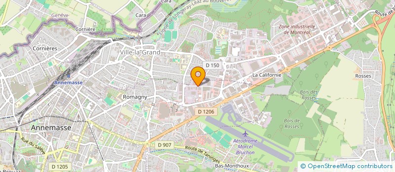 localisation de l'entreprise BERRA SAS  ANNEMASSE