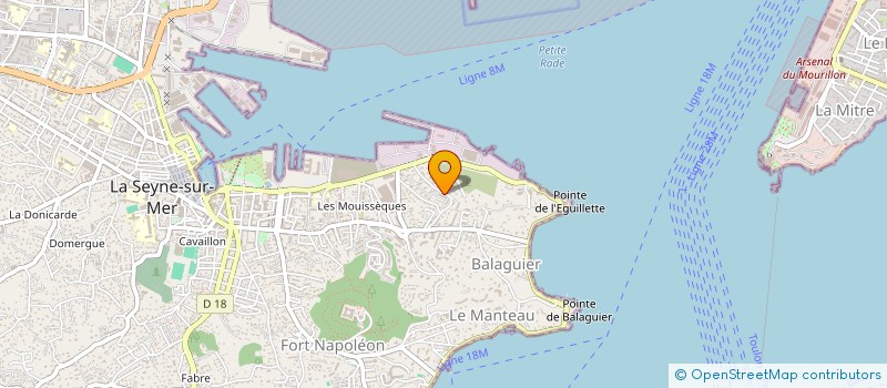 localisation de l'entreprise BERRAIS à LA SEYNE-SUR-MER