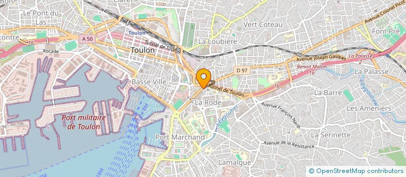 localisation de l'entreprise BERRAIS TRANSPORT  TOULON