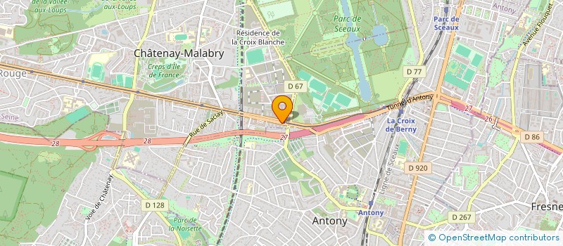 localisation de l'entreprise BERRAJA à CHATENAY-MALABRY